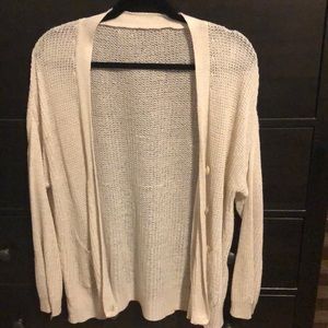 Woven Knit Cardigan